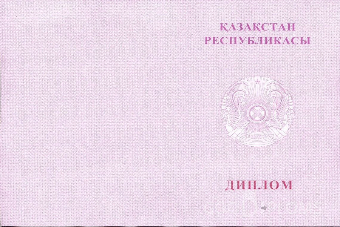 Казахский диплом магистра с отличием - Обратная сторона- Пинск