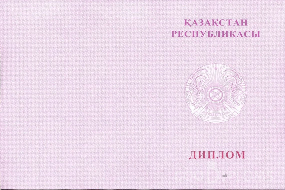 Казахский диплом техникума с отличием - Обратная сторона- Пинск
